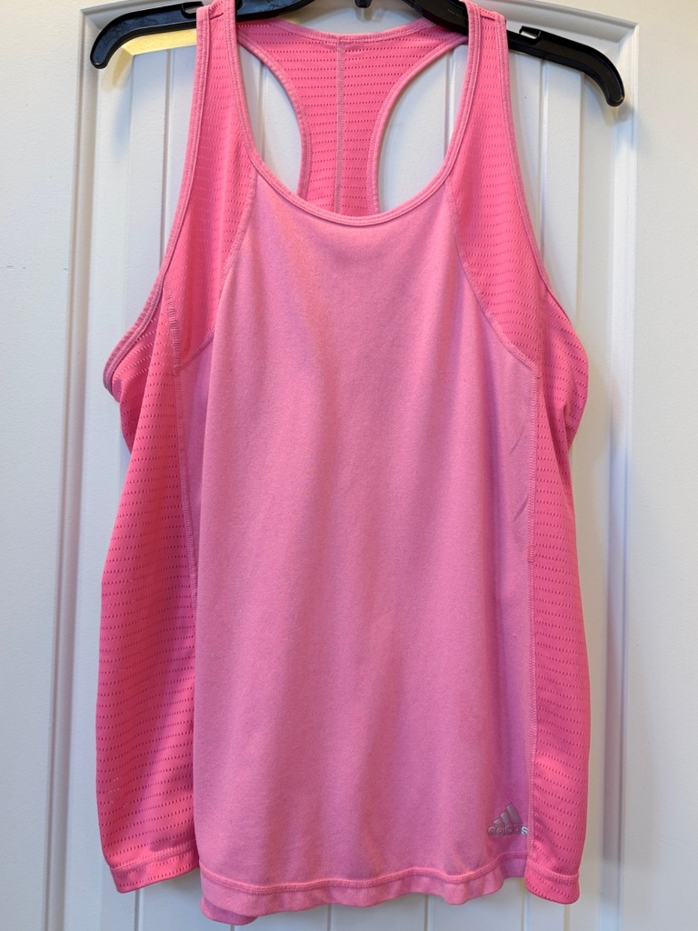 adidas Pink Racerback Performance Tank Top
